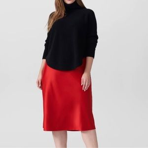 Universal Standard Satin Bias Midi Skirt